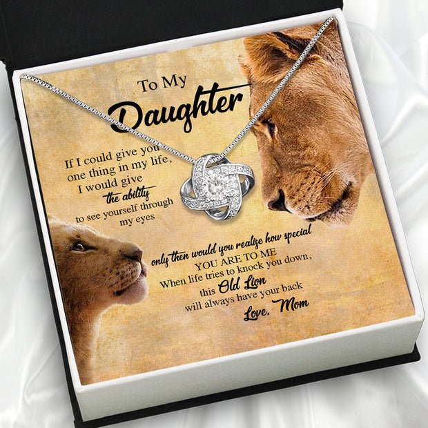Daughter from Mom Necklace: A Lighted Reminder of Your Unbreakable Love