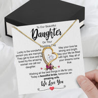 Necklace Gift For Daughter On Your Wedding