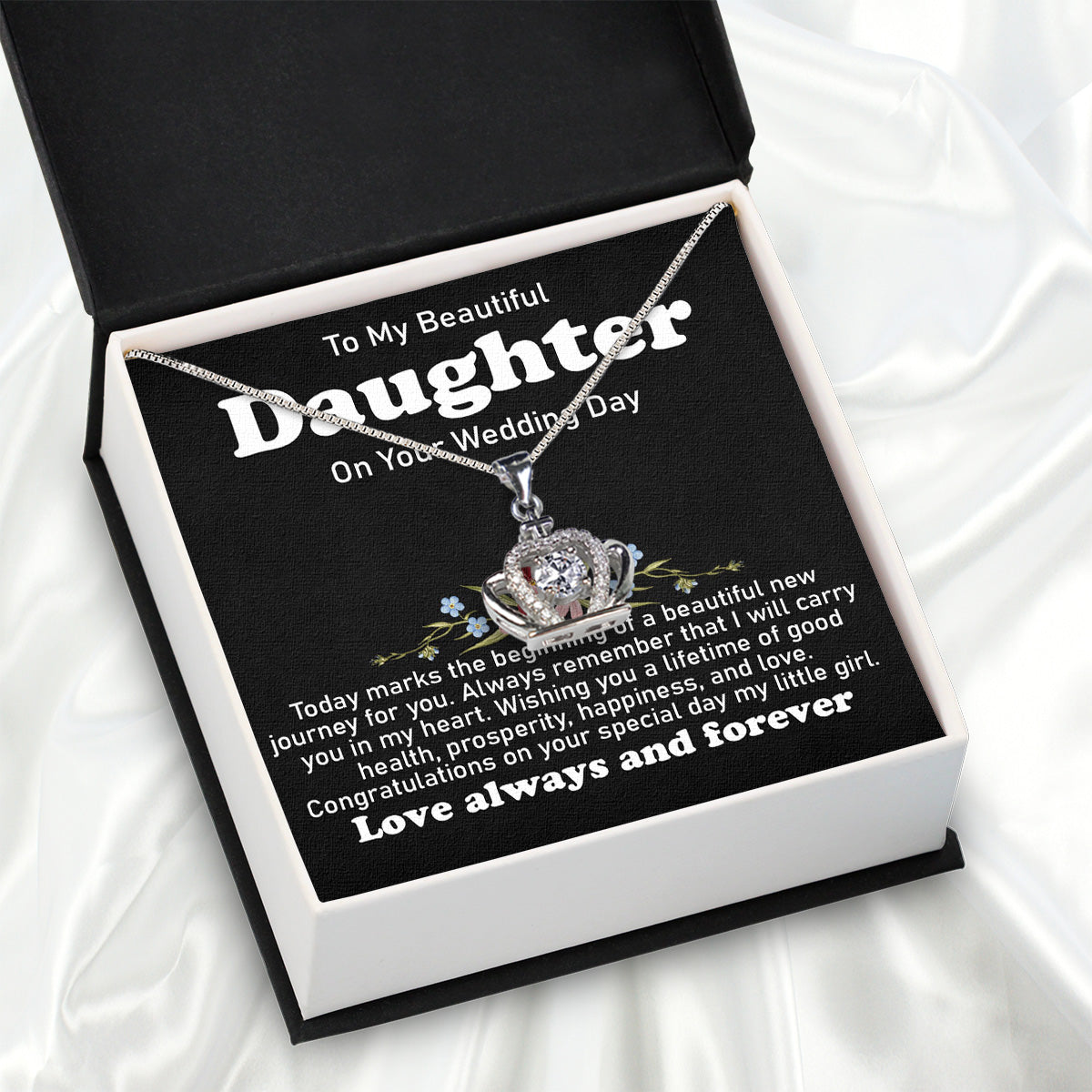 Necklace Gift For Daughter On Your Wedding