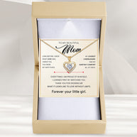 To My Mom Necklace from Daughter - Forever Your Little Girl