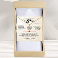 To My Mom Necklace from Daughter - Always Be Your Little Girl
