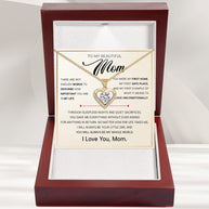 To My Mom Necklace from Daughter - Love Unconditionally