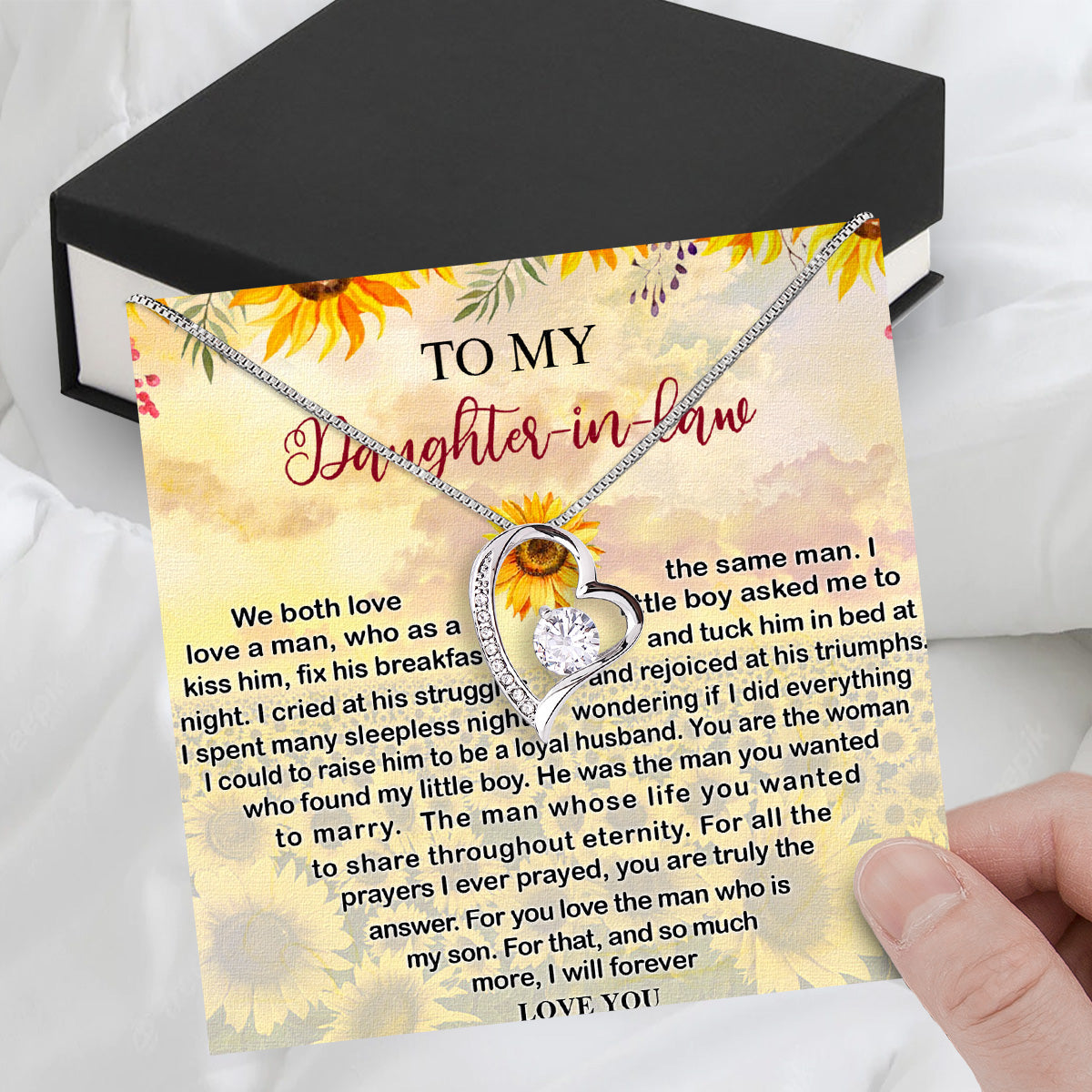 Daughter-In-Law Necklace: Whispers of Love, Spoken From the Heart