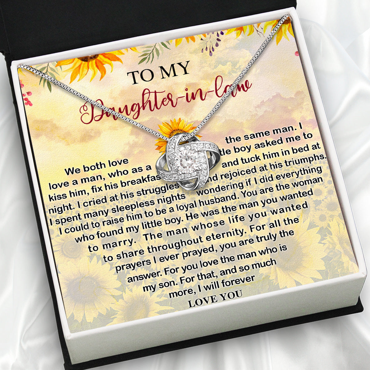 Daughter-In-Law Necklace: Whispers of Love, Spoken From the Heart