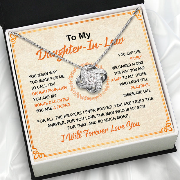 Daughter-In-Law Necklace: Whispers of Love, Spoken From the Heart