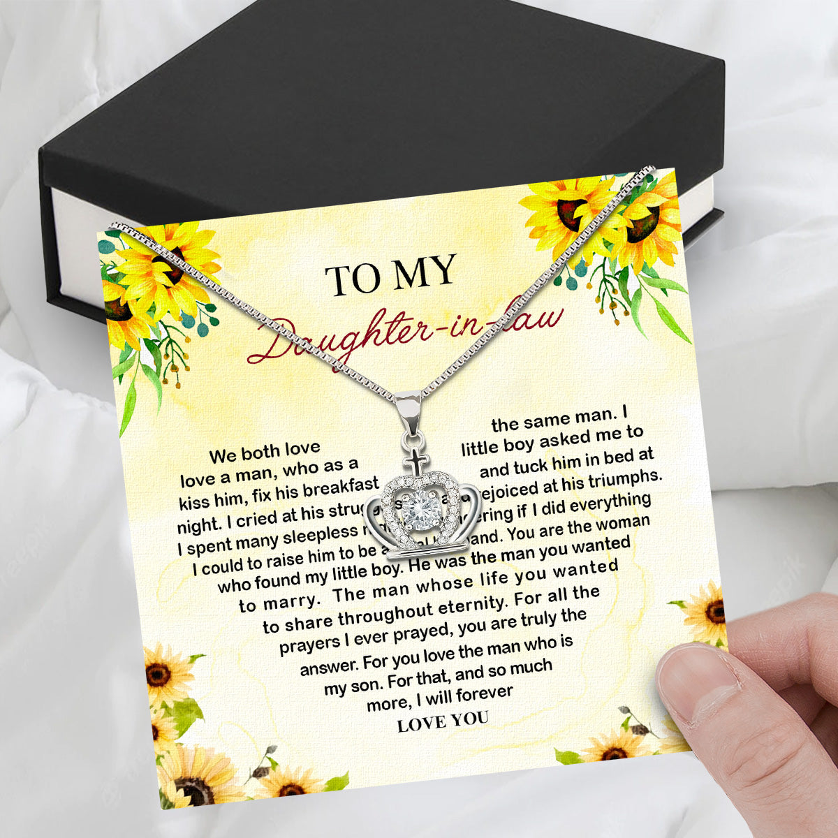 Daughter-In-Law Necklace: Whispers of Love, Spoken From the Heart