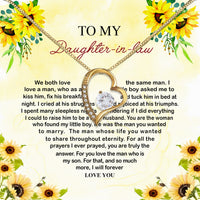 Thumbnail for Daughter-In-Law Necklace: Whispers of Love, Spoken From the Heart