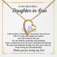 Daughter-In-Law Necklace: Whispers of Love, Spoken From the Heart