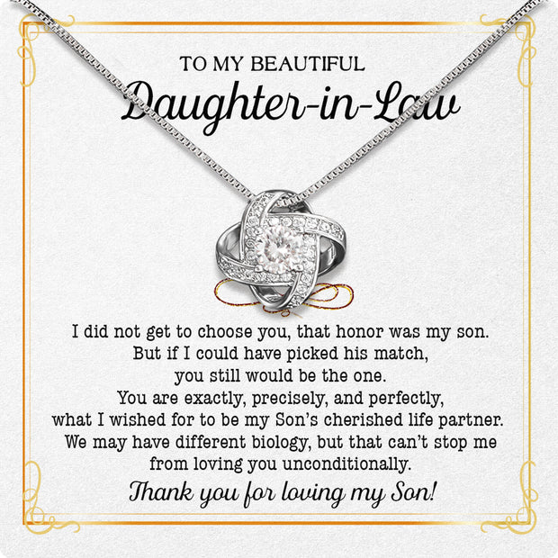Daughter-In-Law Necklace: Whispers of Love, Spoken From the Heart
