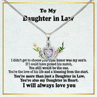 Thumbnail for Daughter-In-Law Necklace: Whispers of Love, Spoken From the Heart