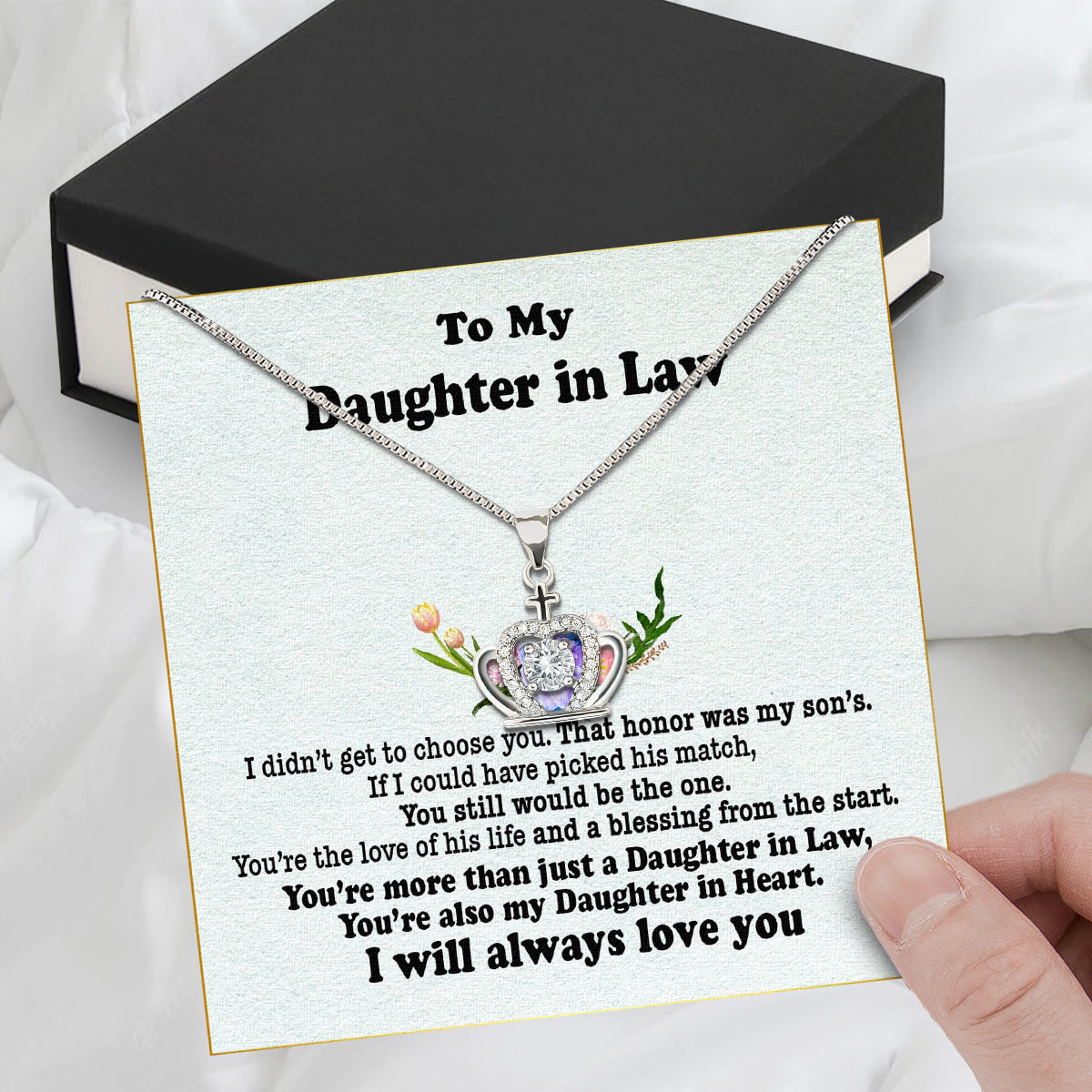 Daughter-In-Law Necklace: Whispers of Love, Spoken From the Heart