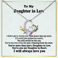 Thumbnail for Daughter-In-Law Necklace: Whispers of Love, Spoken From the Heart