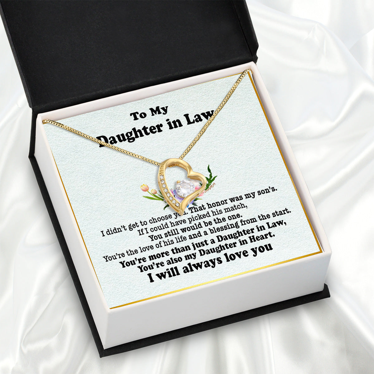 Daughter-In-Law Necklace: Whispers of Love, Spoken From the Heart