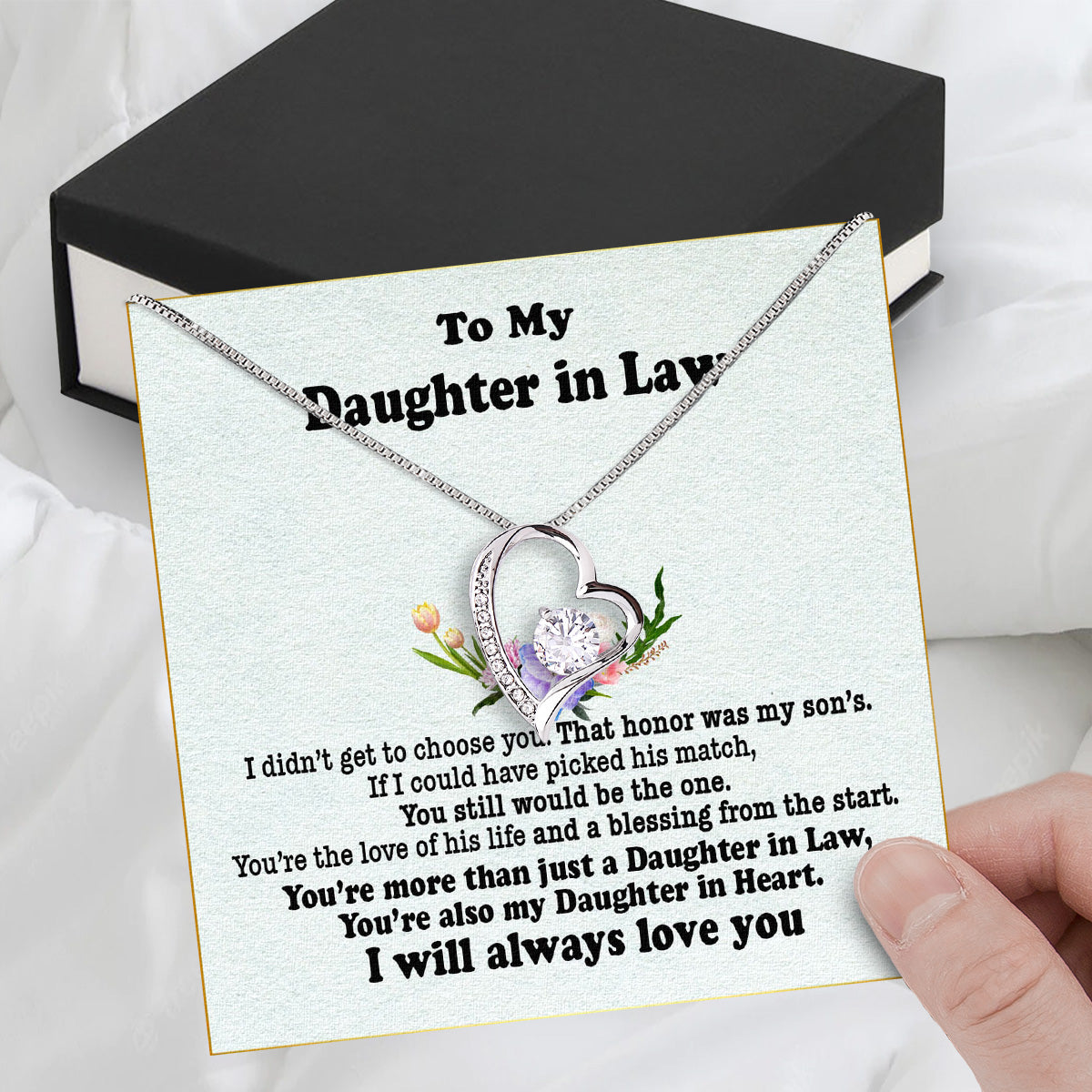 Daughter-In-Law Necklace: Whispers of Love, Spoken From the Heart