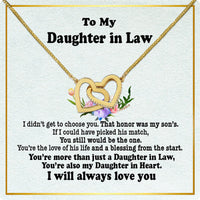 Thumbnail for Daughter-In-Law Necklace: Whispers of Love, Spoken From the Heart