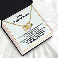 Thumbnail for Daughter-In-Law Necklace: Whispers of Love, Spoken From the Heart