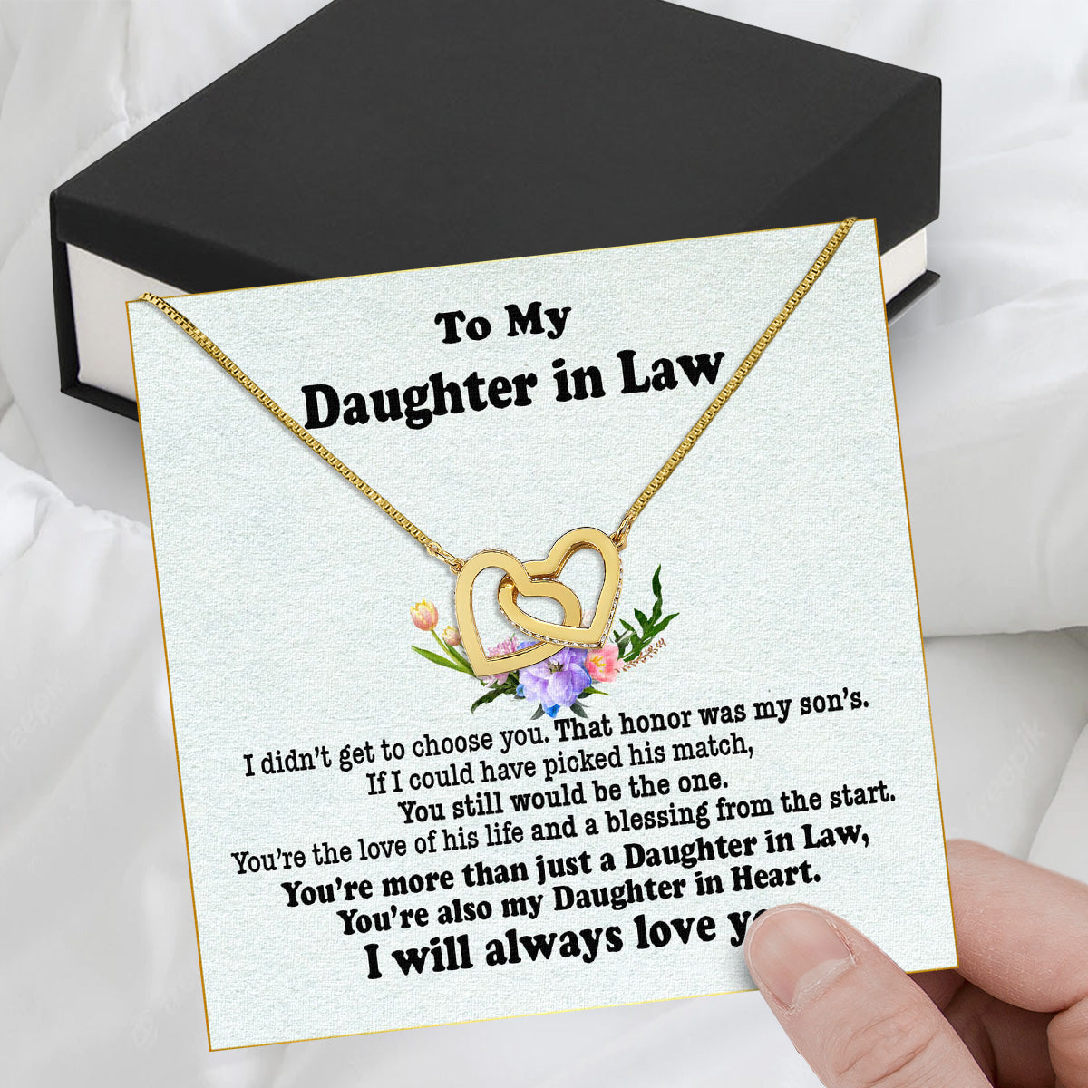 Daughter-In-Law Necklace: Whispers of Love, Spoken From the Heart