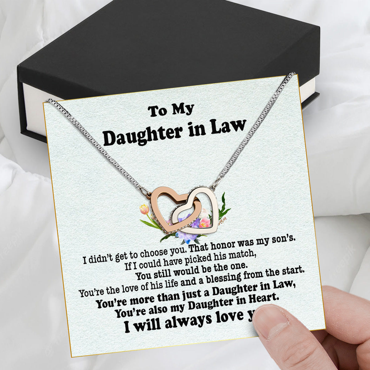 Daughter-In-Law Necklace: Whispers of Love, Spoken From the Heart