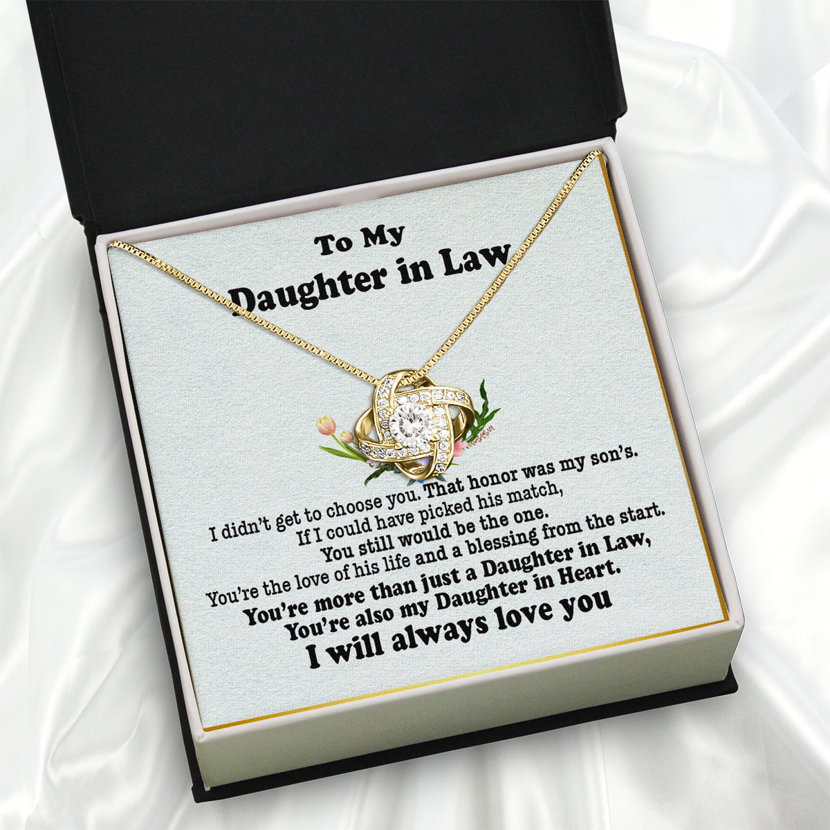 Daughter-In-Law Necklace: Whispers of Love, Spoken From the Heart