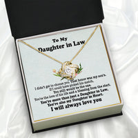 Thumbnail for Daughter-In-Law Necklace: Whispers of Love, Spoken From the Heart