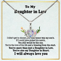 Thumbnail for Daughter-In-Law Necklace: Whispers of Love, Spoken From the Heart