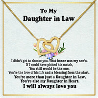 Thumbnail for Daughter-In-Law Necklace: Whispers of Love, Spoken From the Heart