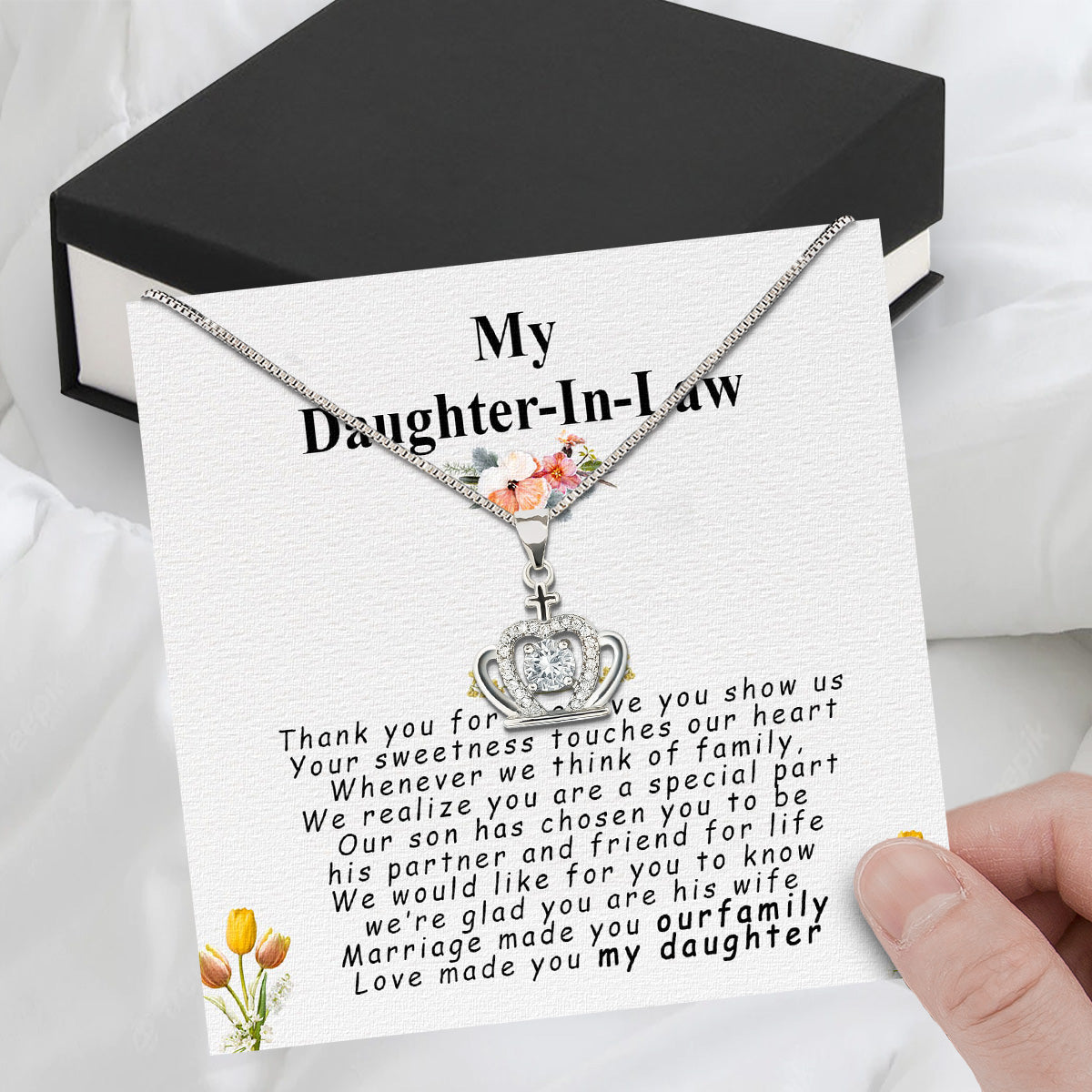 Daughter-In-Law Necklace: Whispers of Love, Spoken From the Heart