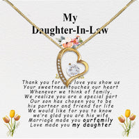 Thumbnail for Daughter-In-Law Necklace: Whispers of Love, Spoken From the Heart