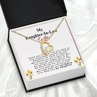 Thumbnail for Daughter-In-Law Necklace: Whispers of Love, Spoken From the Heart