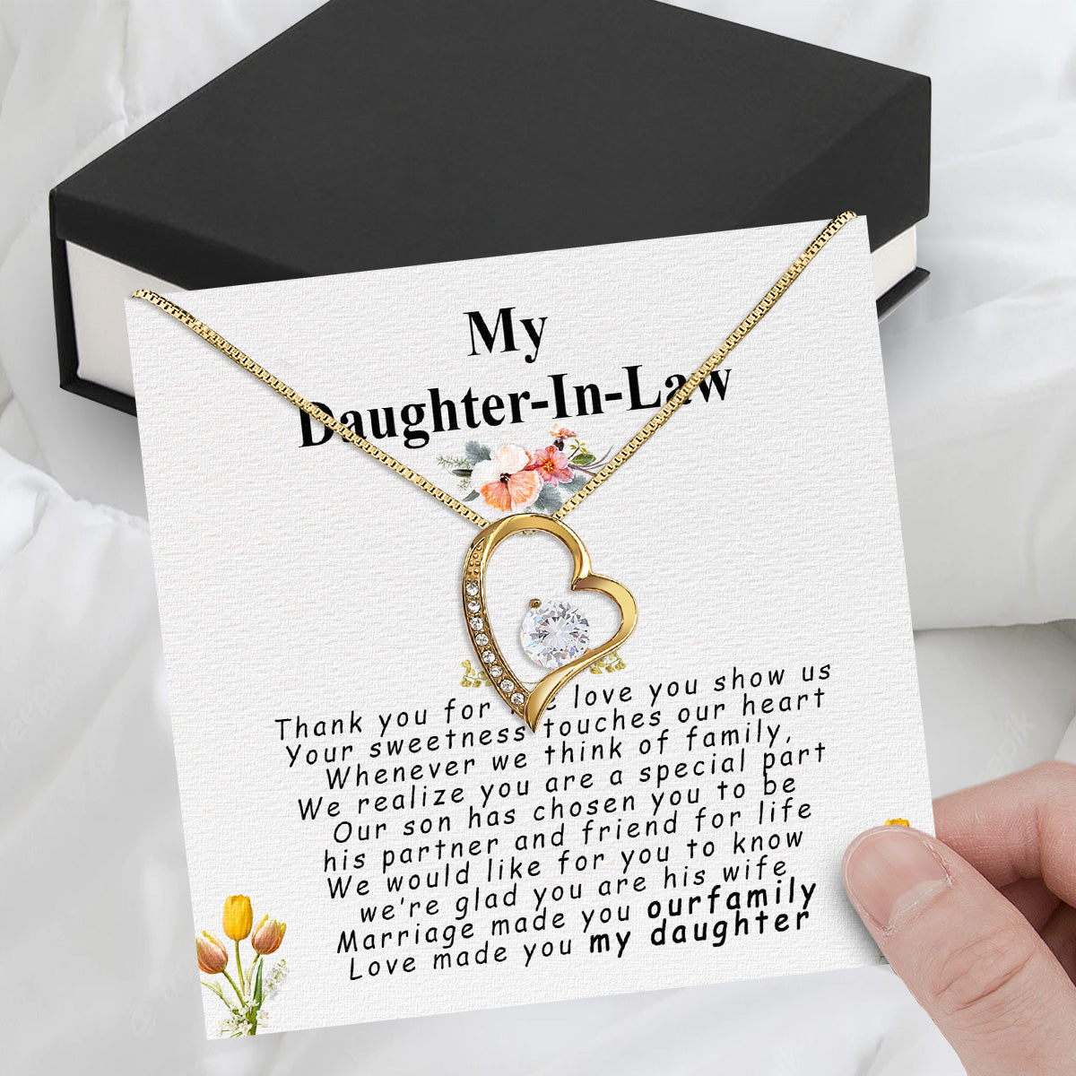 Daughter-In-Law Necklace: Whispers of Love, Spoken From the Heart