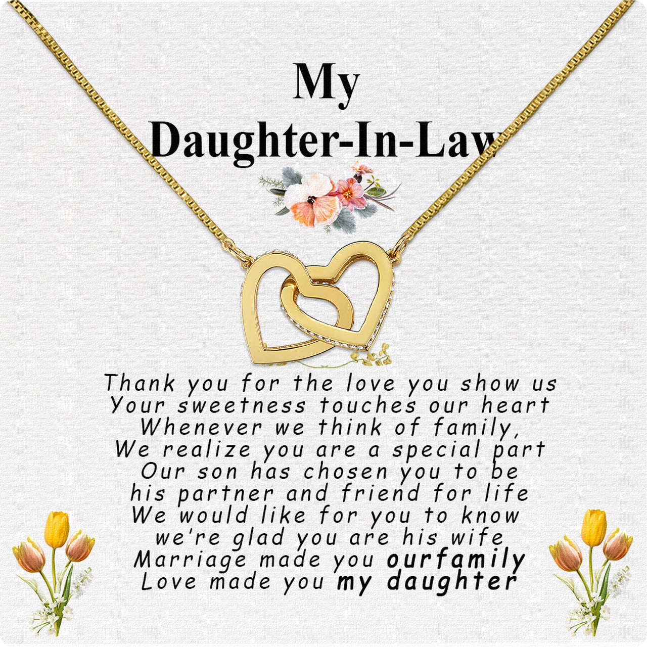 Daughter-In-Law Necklace: Whispers of Love, Spoken From the Heart