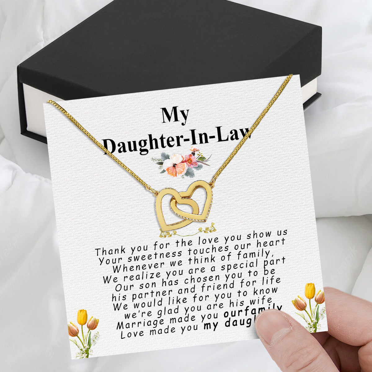 Daughter-In-Law Necklace: Whispers of Love, Spoken From the Heart