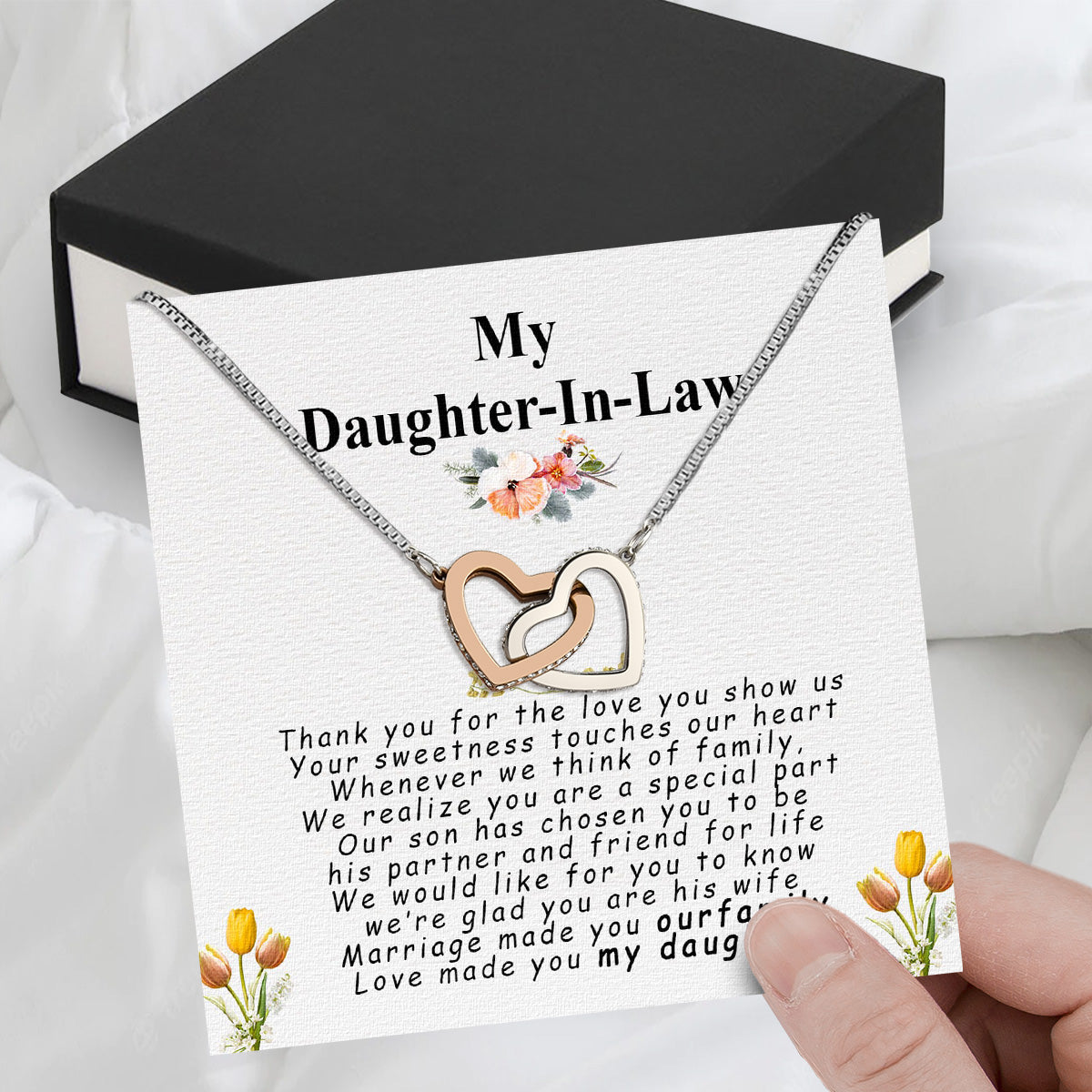 Daughter-In-Law Necklace: Whispers of Love, Spoken From the Heart