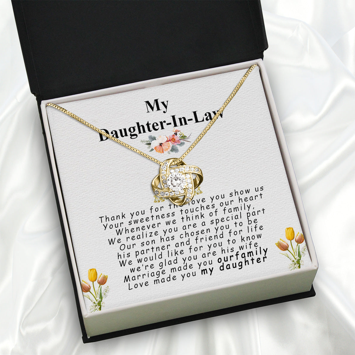 Daughter-In-Law Necklace: Whispers of Love, Spoken From the Heart