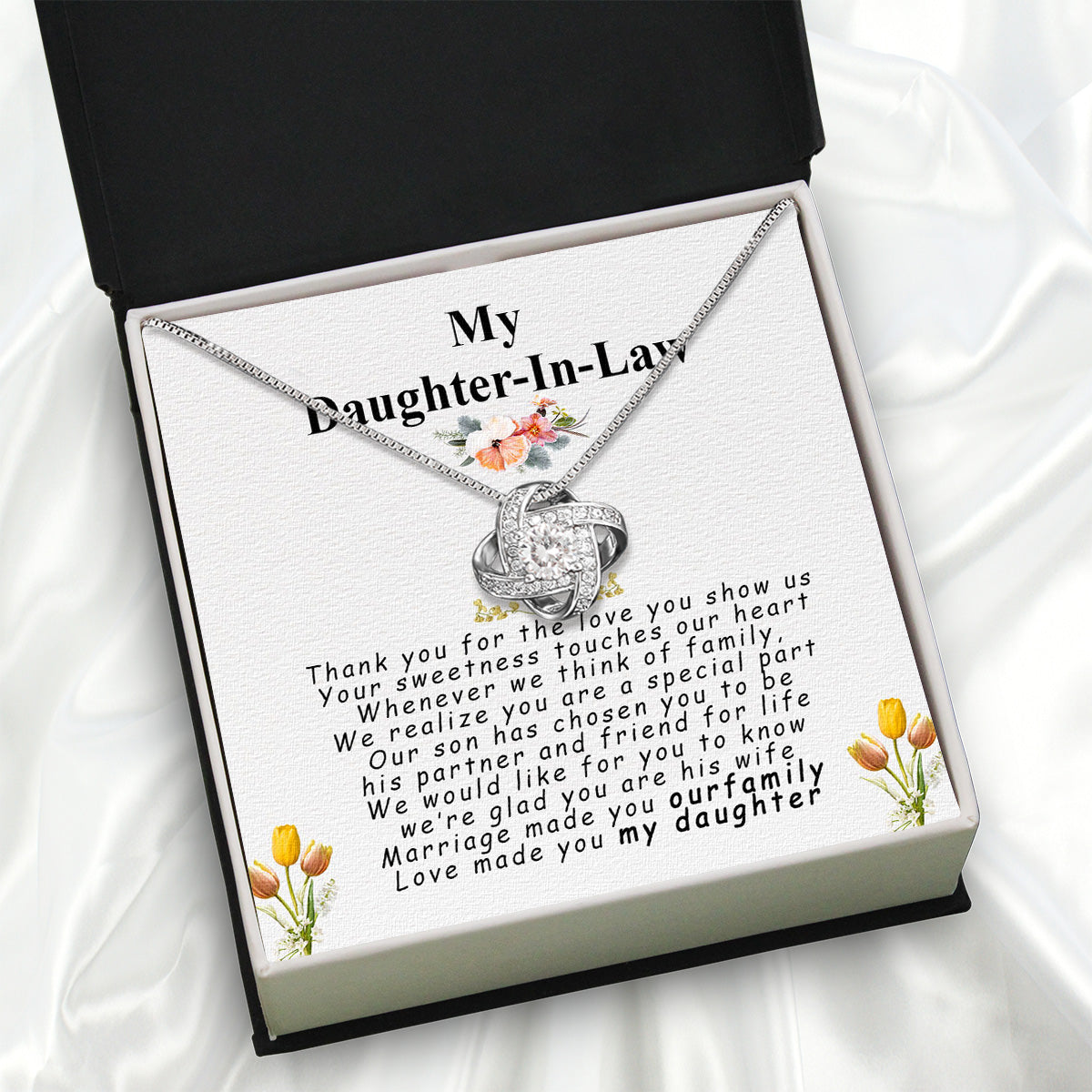 Daughter-In-Law Necklace: Whispers of Love, Spoken From the Heart