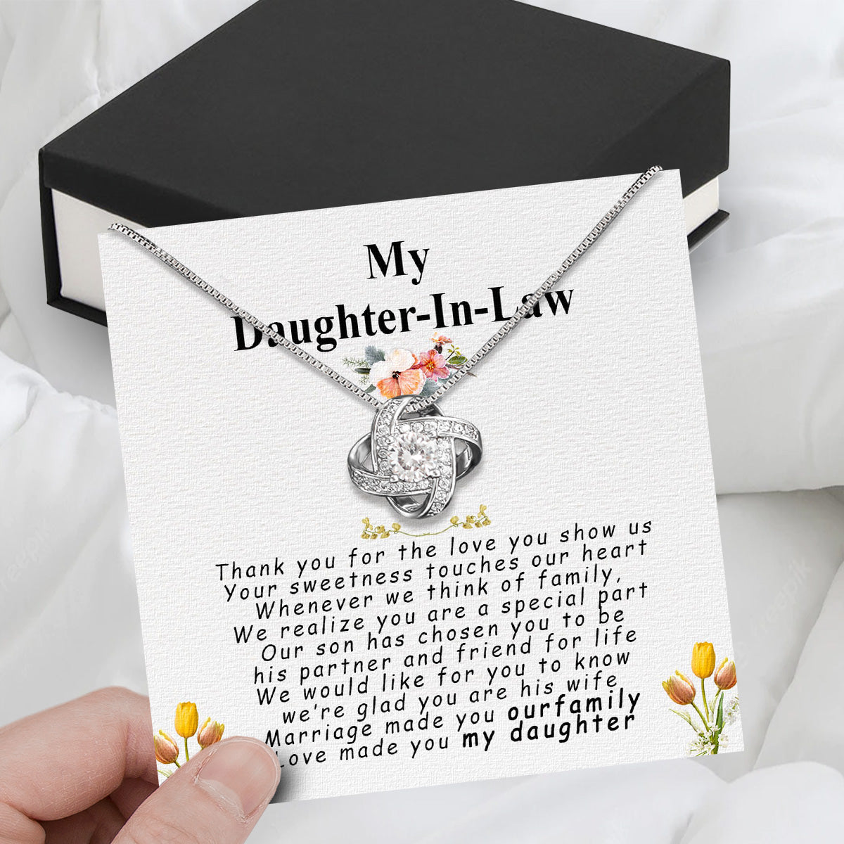 Daughter-In-Law Necklace: Whispers of Love, Spoken From the Heart