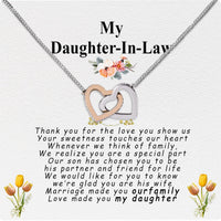 Thumbnail for Daughter-In-Law Necklace: Whispers of Love, Spoken From the Heart