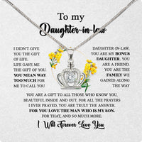 Thumbnail for Daughter-In-Law Necklace: Whispers of Love, Spoken From the Heart