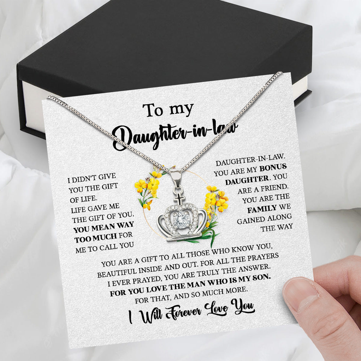 Daughter-In-Law Necklace: Whispers of Love, Spoken From the Heart