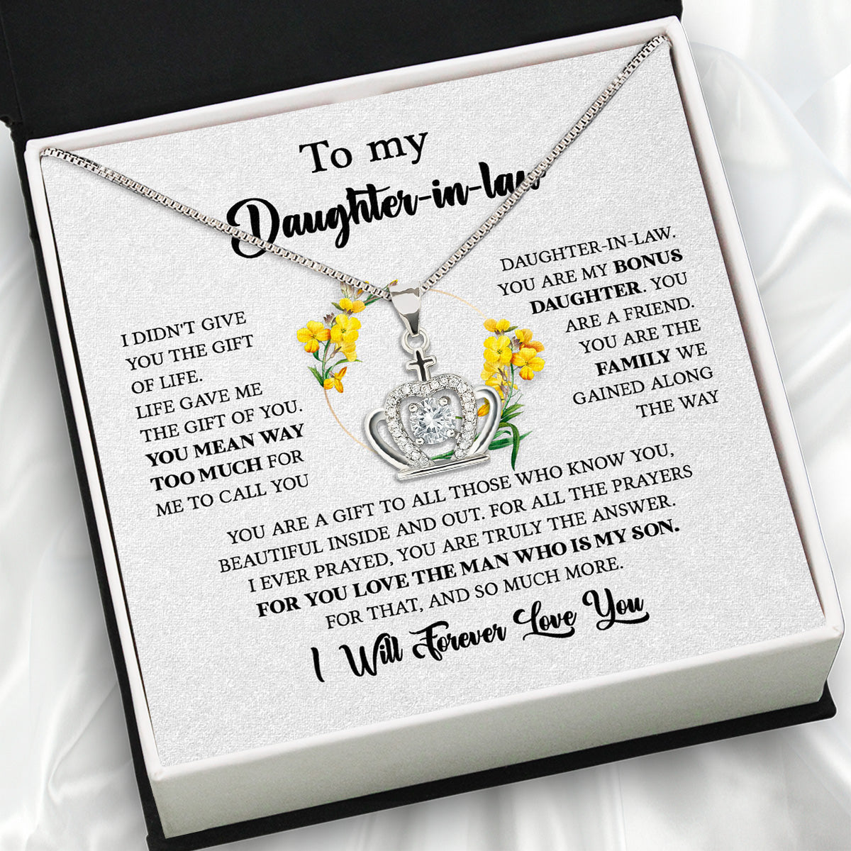 Daughter-In-Law Necklace: Whispers of Love, Spoken From the Heart