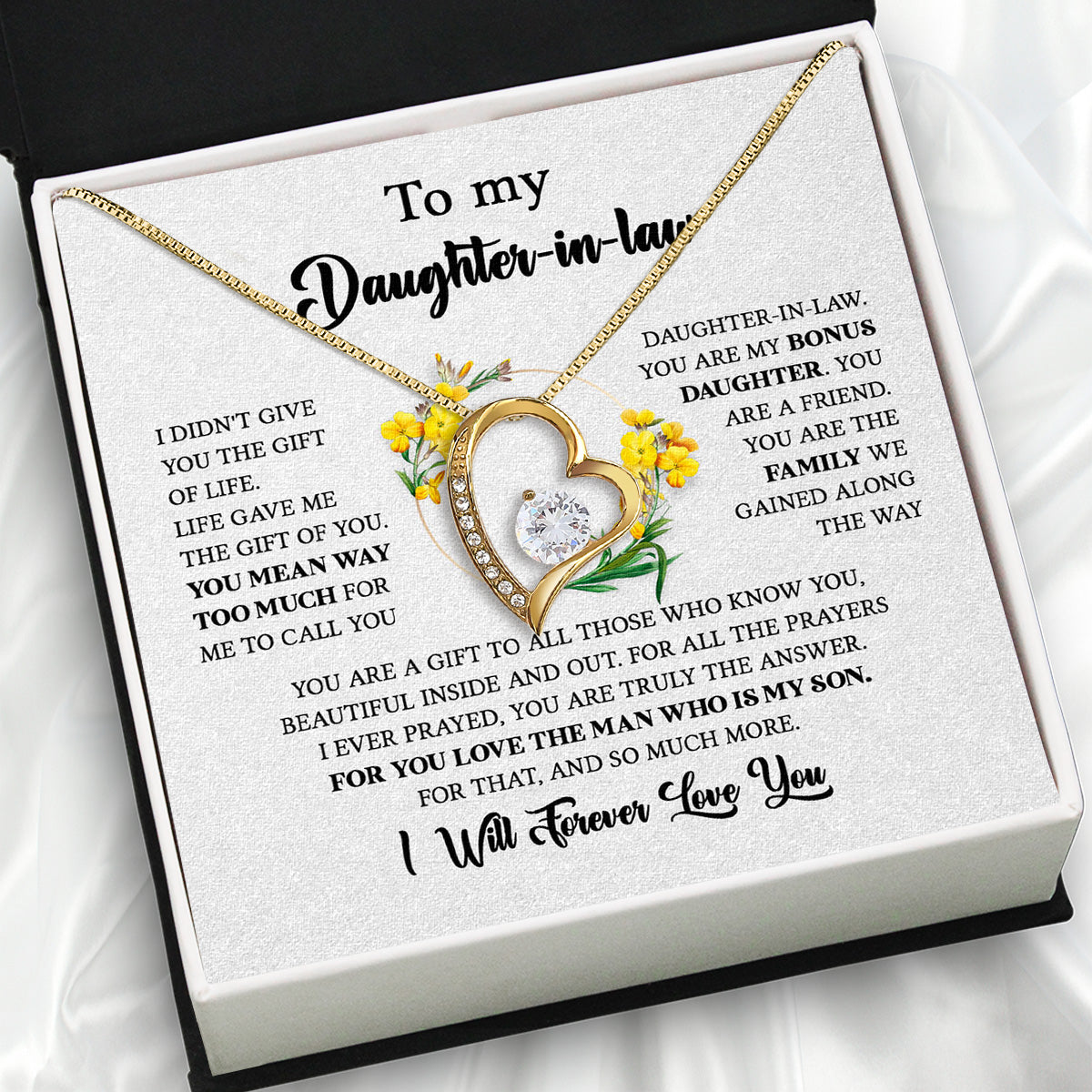 Daughter-In-Law Necklace: Whispers of Love, Spoken From the Heart