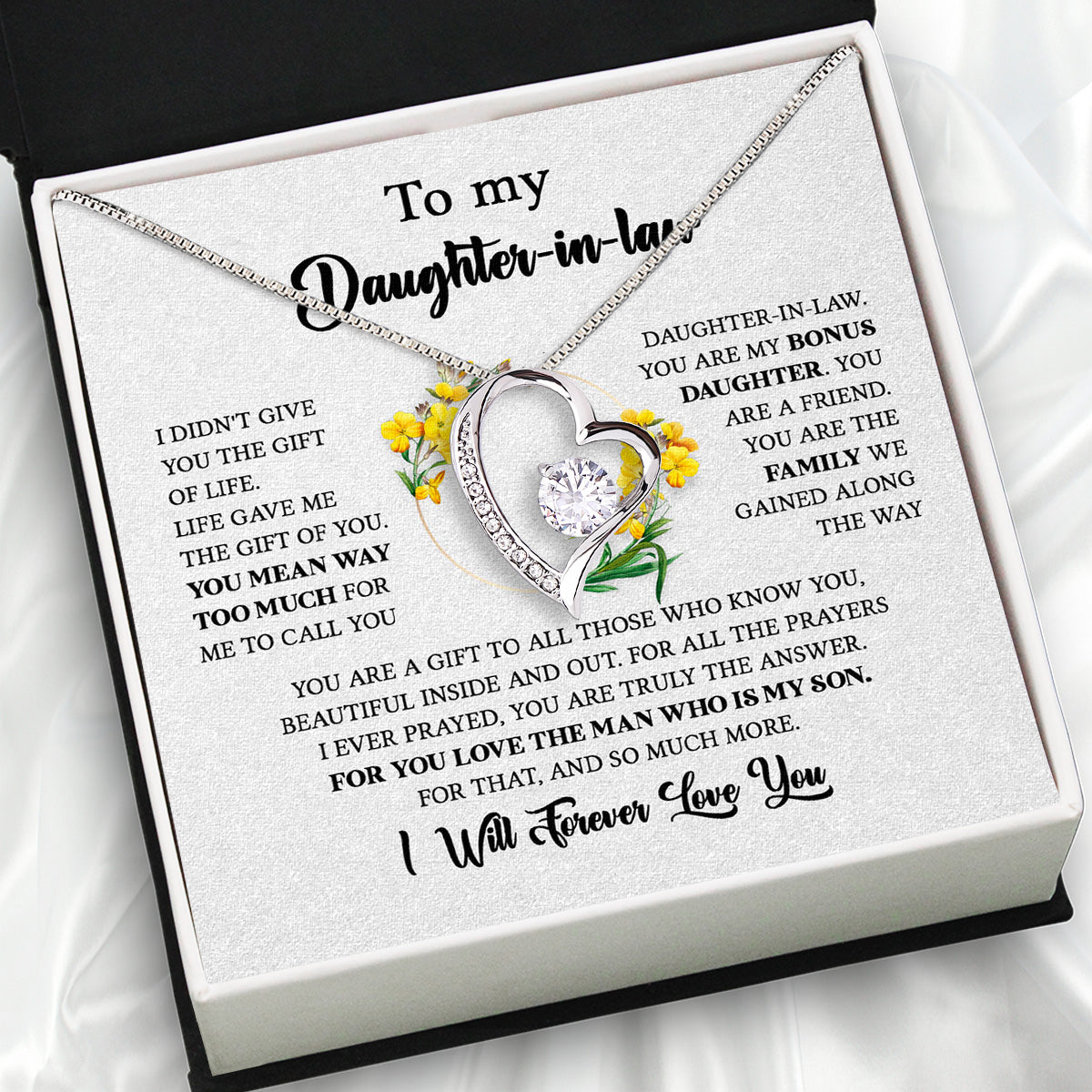 Daughter-In-Law Necklace: Whispers of Love, Spoken From the Heart