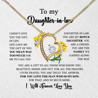 Thumbnail for Daughter-In-Law Necklace: Whispers of Love, Spoken From the Heart