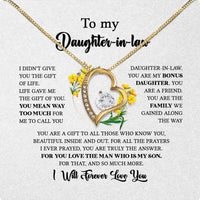 Thumbnail for Daughter-In-Law Necklace: Whispers of Love, Spoken From the Heart