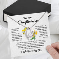 Thumbnail for Daughter-In-Law Necklace: Whispers of Love, Spoken From the Heart