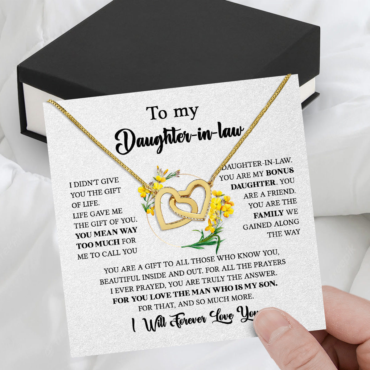 Daughter-In-Law Necklace: Whispers of Love, Spoken From the Heart