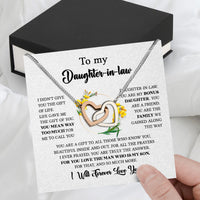 Thumbnail for Daughter-In-Law Necklace: Whispers of Love, Spoken From the Heart