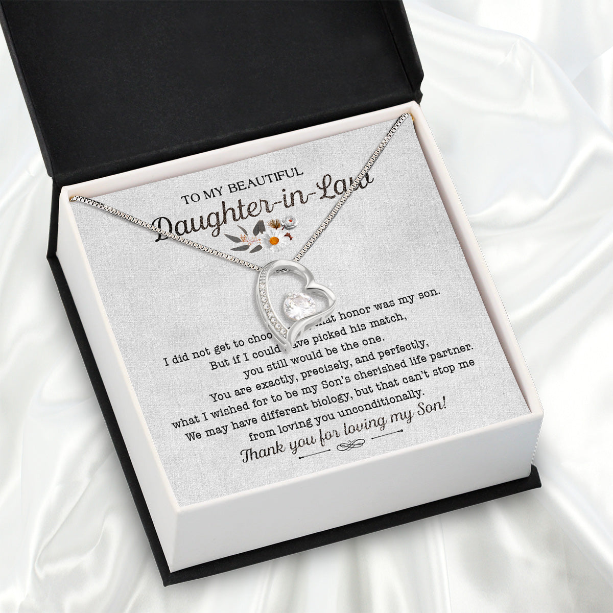 Daughter-In-Law Necklace: Whispers of Love, Spoken From the Heart