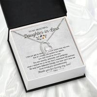 Thumbnail for Daughter-In-Law Necklace: Whispers of Love, Spoken From the Heart