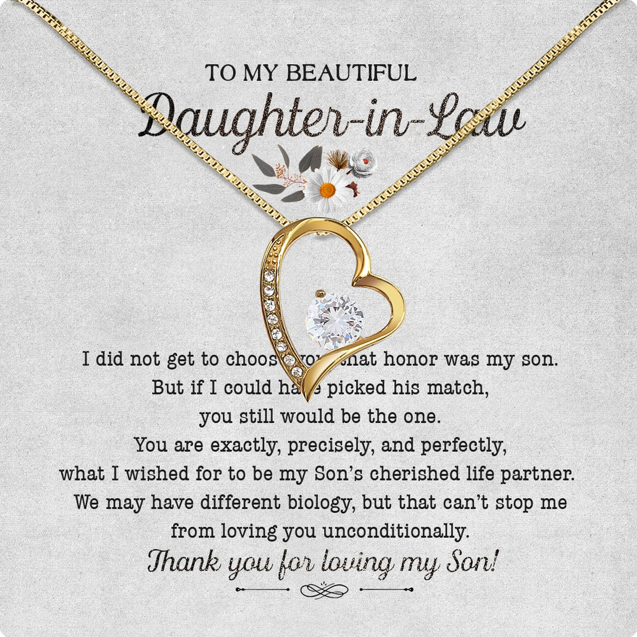 Daughter-In-Law Necklace: Whispers of Love, Spoken From the Heart